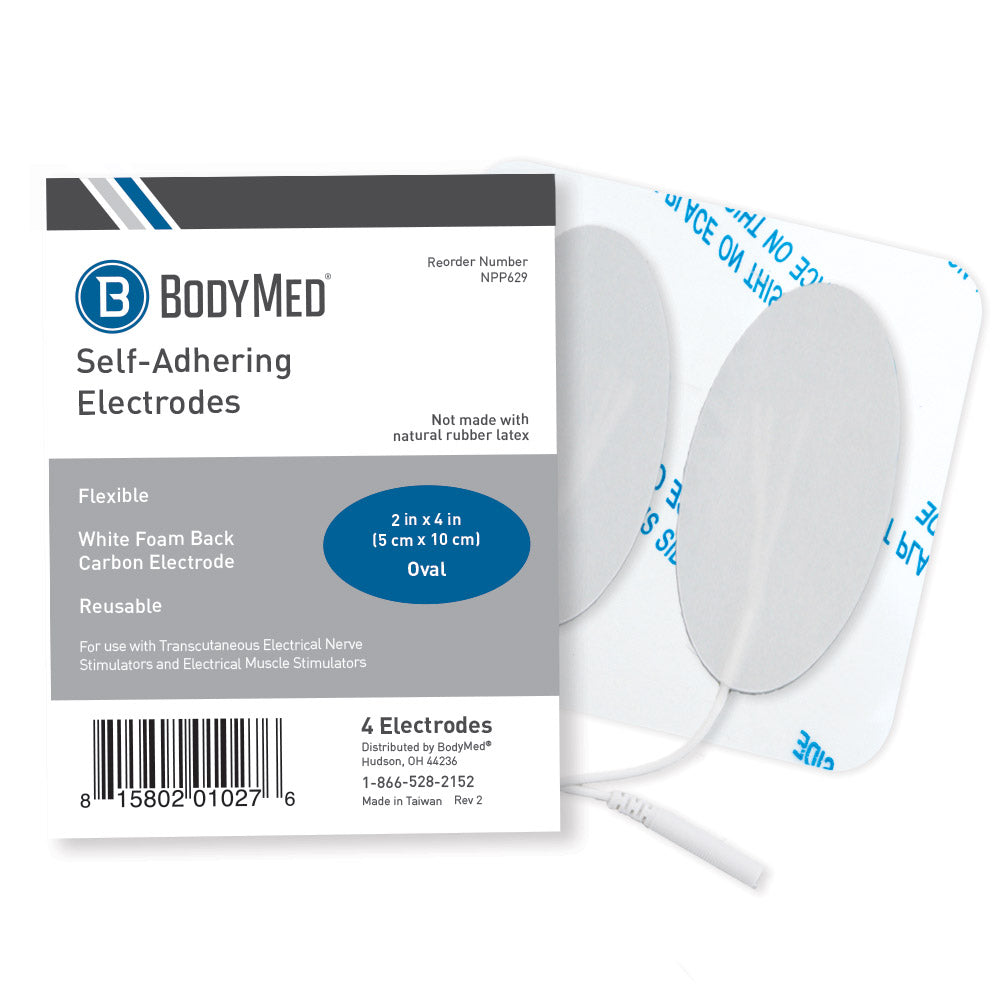 Oval White Foam carbon Electrode