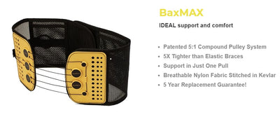 BaxMAX Rigid Back Support Brace