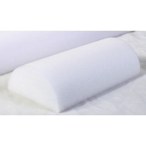 White Foam Rollers